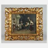 Fr. Donati, Musizierende Gesellschaft, Öl auf Leinwand