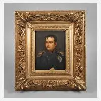 Heinrich Gottlieb Eckert, Napoleon Bonaparte, Öl auf Holzplatte
