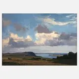 Herbert Kuron, An einem Sommertag, Öl auf Leinwand