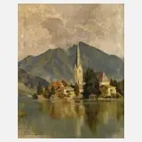 Hans Maurus, "Egern", Öl auf Leinwand