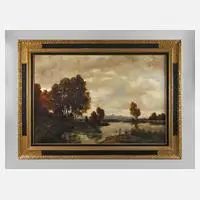 Lothar Rudolf Meilinger, Seelandschaft, 1922, Öl auf Leinwand