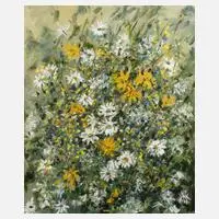 Norman Will-Kerry, Sommerblumen, Öl auf Leinwand