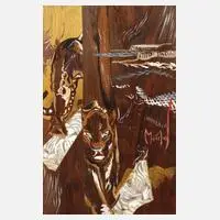 Grégoire Mathias, "Panther", Collage