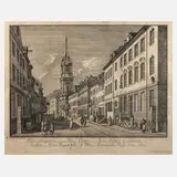 Johann G. Rosenberg, Die Klosterstraße in Berlin, Radierung