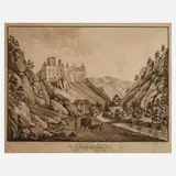 Anton Köpp von Felsenthal, Burg Stixenstein, Tusche