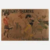 Maurice Lefebvre-Lourdet, Plakat für "Marigny-Revue", Farblithographie