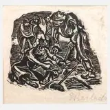 Ernst Barlach, "Lahmer und Einbein", Holzschnittfolge