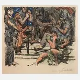 Lovis Corinth, aus "Das hohe Lied", Farblithographie
