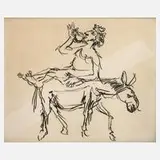 Oskar Kokoschka, "Mit Kokoschka in Griechenland", Siebdruck