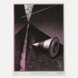 Uwe Pfeifer, "Magischer Moment", Farblithographie auf Velin