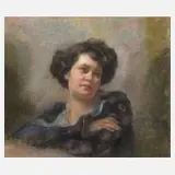 Zofia Atteslander, Damenportrait, 1914, Pastell auf Pappe