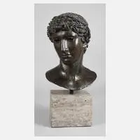 Antikenrezeption, sog. "Kopf von Benevent", Bronze