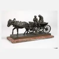 Albert Moritz Wolf, Gespannfahrt, Bronze