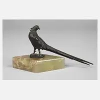 Antonín Mára, kleiner Fasan, Bronze
