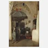 Curt Agthe, "Aus Anacapri", Öl auf Leinwand