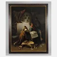 Friedrich Schoen, "Die Auswanderer", 1855, Öl auf Leinwand