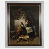 Friedrich Schoen, "Die Auswanderer", 1855, Öl auf Leinwand