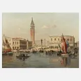 Erich Demmin, Sommer in Venedig, Öl auf Leinwand