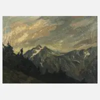 Anton Graff, Blick von der Rottenburg in Tirol, Öl auf Leinwand