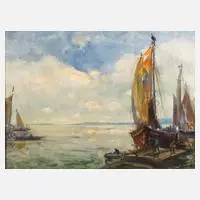Prof. Otto Hamel, "An der Ostsee", Öl auf Leinwand