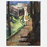 "Der Wildstrubel" by Johanna von der Mühll-Tuhr, Öl auf Leinwand, sold Mar 2024