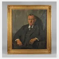 Prof. Georg Oehme, Herrenportrait, 1924, Öl auf Leinwand