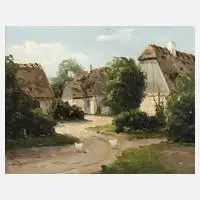 Georg Anton Rasmussen, Sommer auf dem Land, Öl auf Leinwand