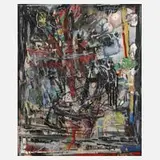 Feliks Büttner, "Blumenstück", Öl auf Leinwand