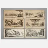 Jacques Callot, aus "Les Grandes Misères...", Radierungen