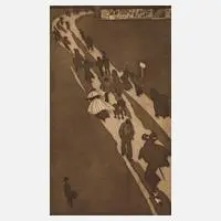 Prof. Eugen Kirchner, "November", Radierung