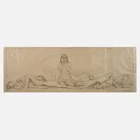 Ida Teichmann, Traum und Klage, Lithographie auf Chinapapier
