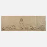 Ida Teichmann, Traum und Klage, Lithographie auf Chinapapier