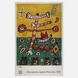 Alan Davie, Plakat für Olympische Spiele 1972