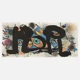 Joan Miró, "Sculpture I", Farblithographie