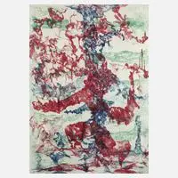 "Migof-Derwisch" by Bernard Schultze, Farbradierung auf Velin, sold Mar 2024