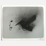 Antoni Tàpies, "Erinnerung 1", Lithographie über Tonplatte