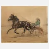 Carl Franz Bauer, "Leopoldine Dworzak...", 1949, Aquarell