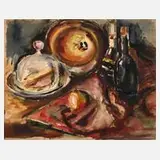 Helmuth Macke, Küchenstillleben, 1929, Aquarell auf Karton