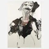 Cäsar Radetzky, Damenportrait, Öl auf Papier