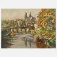 C. Freytag, Alt-Plauen, Öl auf Leinwand