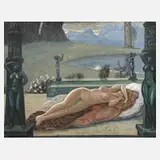 Walther Gasch, "Ruhende-Südtiroler Idylle", 1921