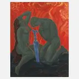 Walther Gasch, "Sigurd und Brunhild vorm Abschied", 1914