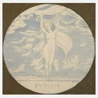 Walther Gasch, "Psyche", 1919, Aquarell