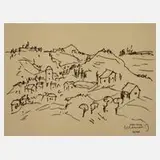 Albert Hennig, Dorf im Gebirge