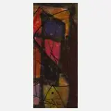 Albert Hennig, Leuchtendes, Pastell auf leichtem Karton
