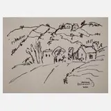 Albert Hennig, Bergige Landschaft