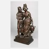 S. E. Görlin, auf dem Weg zum Brunnen, Bronze