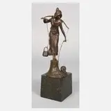 Victor Heinrich Seifert, Wasserträgerin, Bronzebildguss