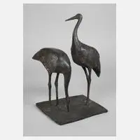 Josef Fromm, Kraniche, Bronze