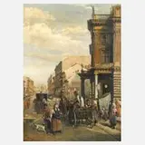 Gustav von Egervary, Ansicht von Budapest, Öl auf Leinwand